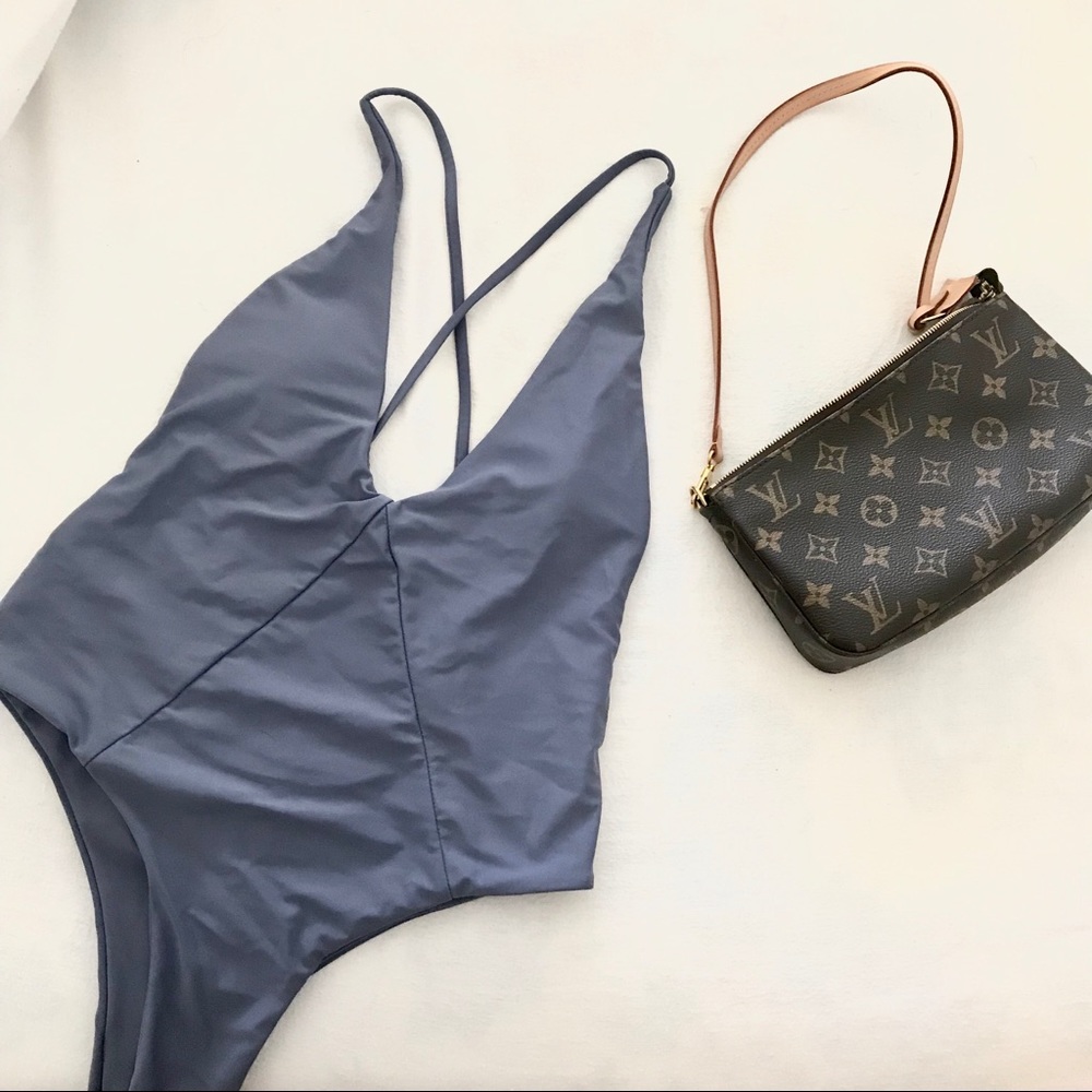 Blue/Gray One piece
